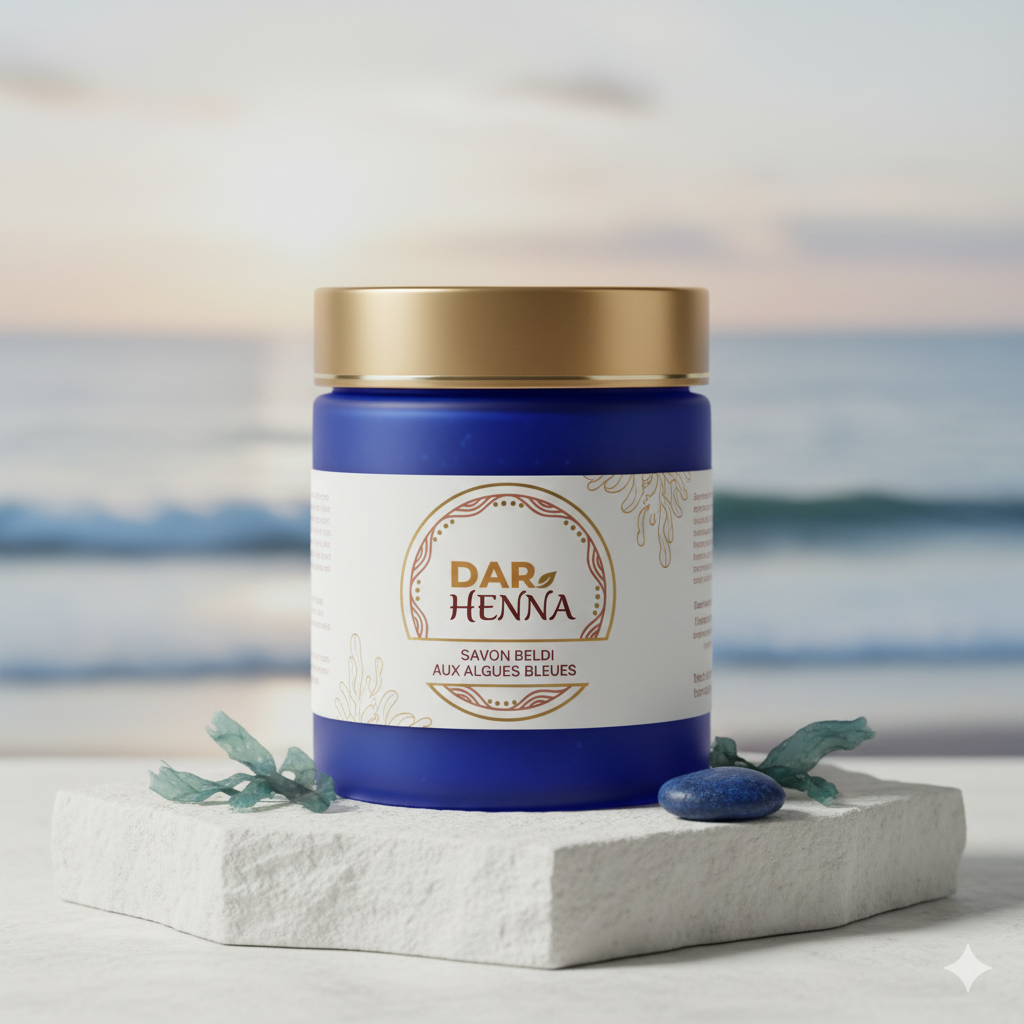 Savon Beldi aux Algues Bleues Dar Henna