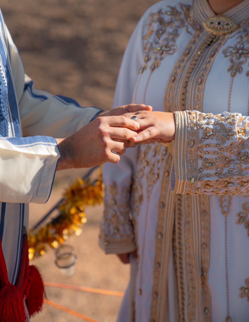 Groupe en tenues berbères colorées