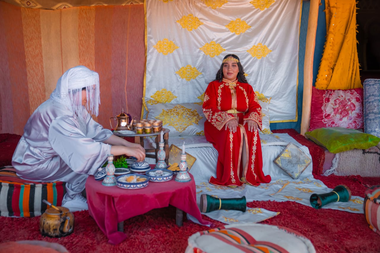 Art traditionnel du henné marocain