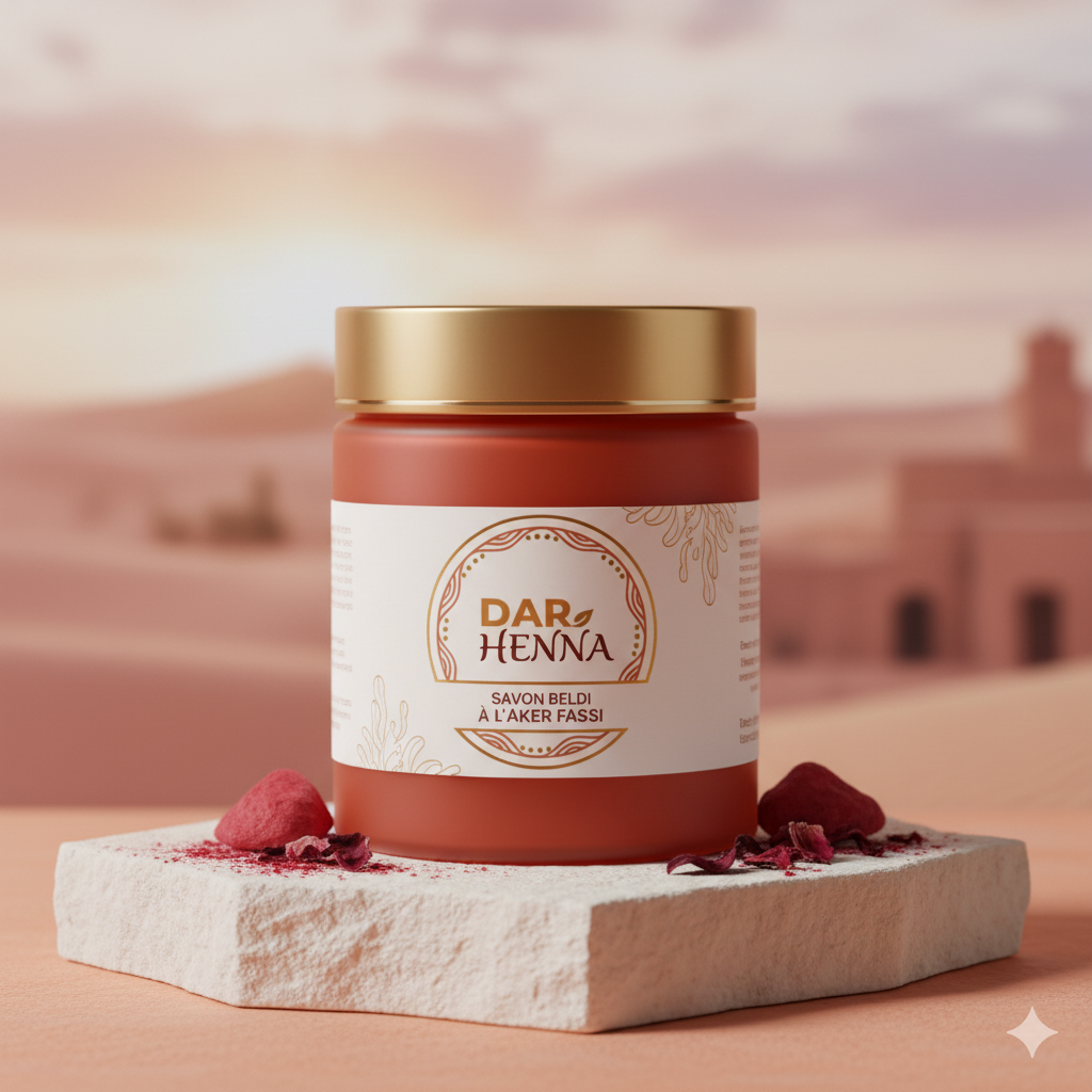 Savon Beldi à l'Aker Fassi Dar Henna